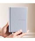 Linen Bound Pocket Journal | Luna Blue | Bullet